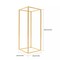 4X Gold Metal Flower Stand Balloon Stand 60cm for Wedding Stage Decoration